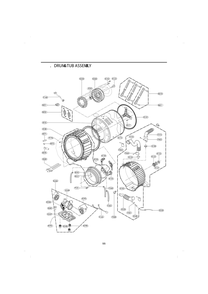 Drumtub Assemy Diagram and Parts List for F14F2CDYP7 ASSEECI LG Washer