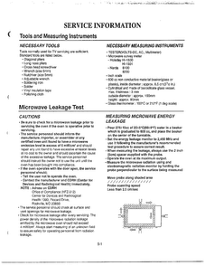 Service Information Diagram and Parts List for MA-972MW  LG Microwave