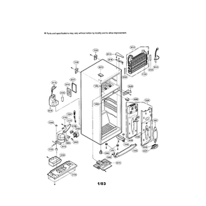Part Location Diagram of 4930JA3033A LG Holder,Bracket