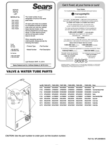 Valve And Water Tube Parts Diagram and Parts List for GR-L318LQTM ABICSE2 LG Refrigerator