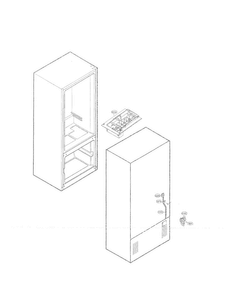 Water And Ice Maker Parts Diagram and Parts List for LFC20770SW 00 LG Refrigerator