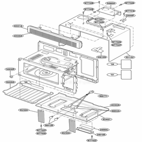 Part Location Diagram of 3828W5A0264 LG Manual,[owners]mwo
