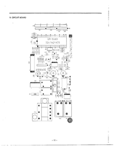 Circuit Board Diagram and Parts List for MH-1355M  LG Microwave