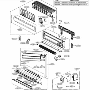 Part Location Diagram of EBR76398720 LG PCB ASSEMBLY,OPTION