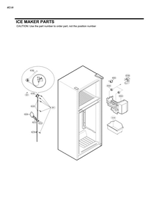 Ice Maker Parts Diagram and Parts List for 79579433217  Kenmore Refrigerator