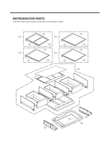Refrigerator Parts Diagram and Parts List for LFX32945ST 02 LG Refrigerator