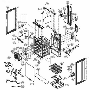 Part Location Diagram of MCK66822314 LG COVER,HEATER