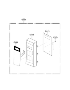 Controller Parts Diagram and Parts List for MA1152W  LG Microwave
