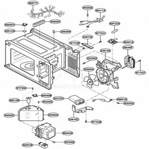 Part Location Diagram of 6877W1A173A LG LEAD WIRE Assembly