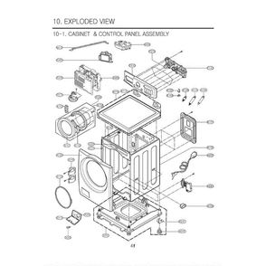 Section 2 Diagram and Parts List for WM2688HNM ANBEEUS LG Washer