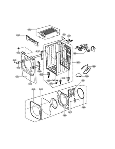 Part Location Diagram of 3750EL1001E LG RACK