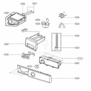 Part Location Diagram of 5220FR1251E LG VALVE ASSEMBLY,INLET