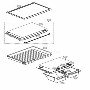 Refrigerator Parts Diagram and Parts List for LTCS20220B AWBCNA4 LG Refrigerator