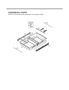 Customchill Parts Diagram and Parts List for GR-L24GHSJM ASTCNA0 LG Refrigerator