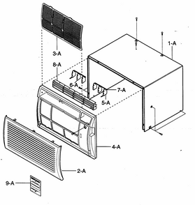 Part Location Diagram of MDX62673201 LG GRILLE,FRONT
