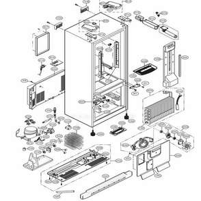 Part Location Diagram of EBR75568901 LG PCB ASSEMBLY,MAIN