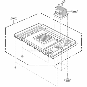 Part Location Diagram of AGU72919402 LG PLATE ASSEMBLY,BASE