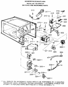 Part Location Diagram of 500401 LG Thermostat
