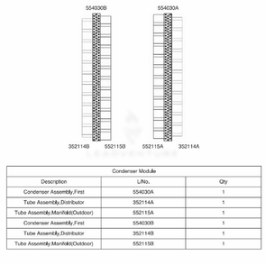 Main 3 Diagram and Parts List for ACAH033HDTB AAAAAAU LG Air Conditioner
