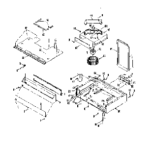 Range Hood Diagram and Parts List for 2335888391  Kenmore Range Hood