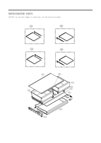 Refrigerator Diagram and Parts List for GC-X268NMSM AMTCNA0 LG Refrigerator