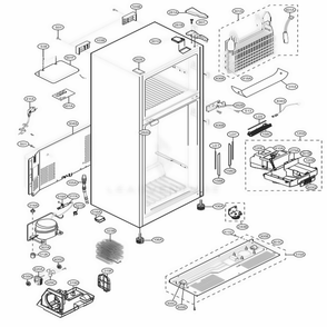 Part Location Diagram of ACG73946408 LG CONDENSER ASSEMBLY,WIRE