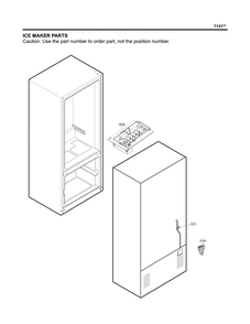 Ice Maker Part Diagram and Parts List for 79571314312  Kenmore Refrigerator