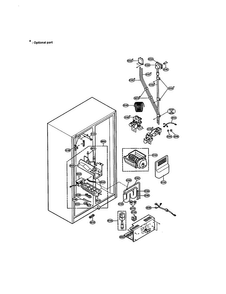 Ice And Water Diagram and Parts List for LRSPC2331NI  LG Refrigerator