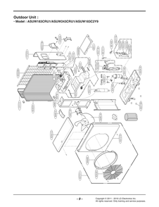 Part Location Diagram of ABQ72753931 LG CASE ASSEMBLY,CONTROL(OU