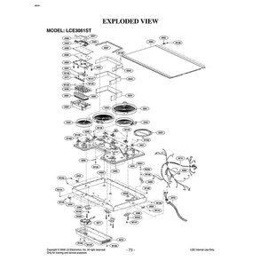 Part Location Diagram of ACM67574001 LG CONTROLLER ASSEMBLY,SUB