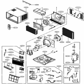 Part Location Diagram of AEB75145204 LG GRILLE ASSEMBLY,FRONT