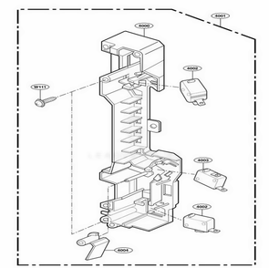 Latch Board Parts Diagram and Parts List for JVM1790WKC AWHEGEC LG Range