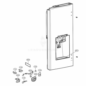 Part Location Diagram of MCR64408405 LG DECOR,DRAIN