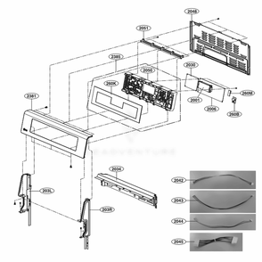 Part Location Diagram of EBR87050401 LG PCB ASSEMBLY,SYSTEM