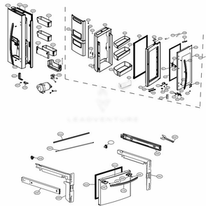 Part Location Diagram of MCD64486801 LG CONNECTOR,RAIL