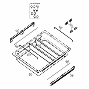 Customchill Parts Diagram and Parts List for 72489 AWBCSE0 LG Refrigerator