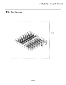 3rd Rack Assembly Diagram and Parts List for DUAG27HN ASTESNA LG Dishwasher