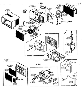 Part Location Diagram of 5211AR2322B LG TUBE Assembly SUCTION