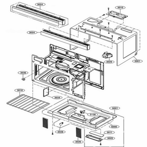Part Location Diagram of 5230W1A012F LG FILTER,GREASE