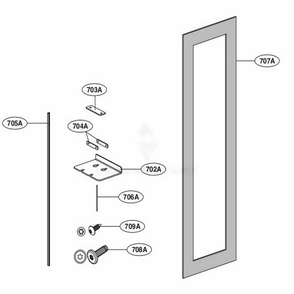 Part Location Diagram of FAB33899601 LG SCREW,TAPTITE