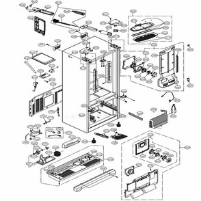Part Location Diagram of AHJ73229903 LG ROLLER ASSEMBLY