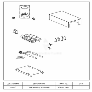 Part Location Diagram of AJR55715602 LG TUBE ASSEMBLY,EXPANSION