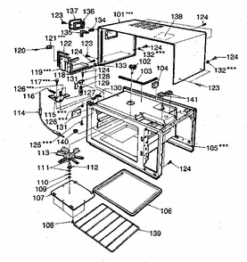 Part Location Diagram of 500468 LG Outer case