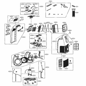 Main Diagram and Parts List for LP1215GXR AGRAOSH LG Air Conditioner