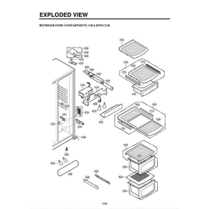 Section 4 Diagram and Parts List for LRSC26912TT ATICLGB LG Refrigerator