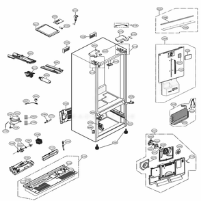 Part Location Diagram of EBR86093724 LG PCB ASSEMBLY,MAIN