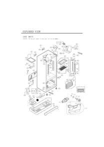 Diagram 1 Diagram and Parts List for GC-L258VSSD ASTCNA3 LG Refrigerator
