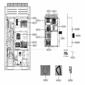 Part Location Diagram of EBR73910905 LG PCB ASSEMBLY,MAIN