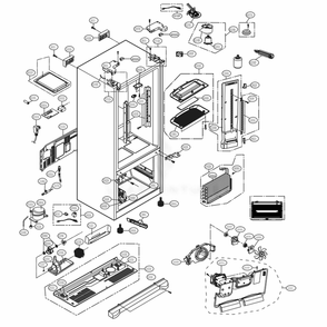 Part Location Diagram of EBR74796404 LG PCB ASSEMBLY,MAIN