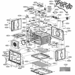 Part Location Diagram of EBR82864305 LG PCB ASSEMBLY,MAIN